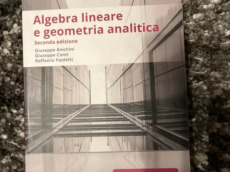 Algebra lineare e geometria analitica