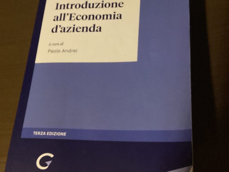 Introduzione all’Economia d’azienda