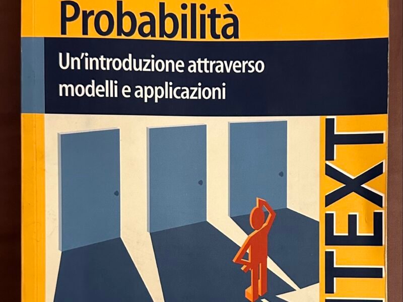 Probabilità - Un'introduzione attraverso modelli e applicazioni