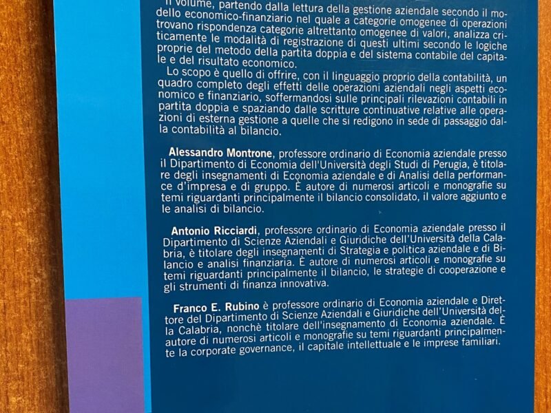 La lettura economico-aziendale della gestione d'azienda