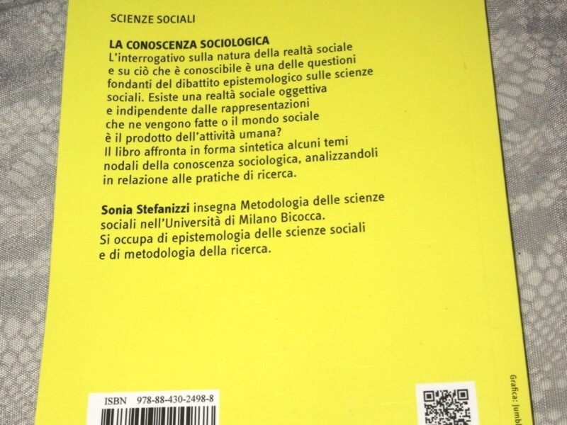 La conoscenza sociologica