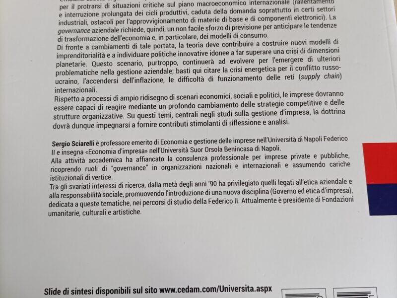 La Gestione Dell' Impresa