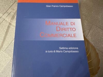 Manuale di diritto commerciale