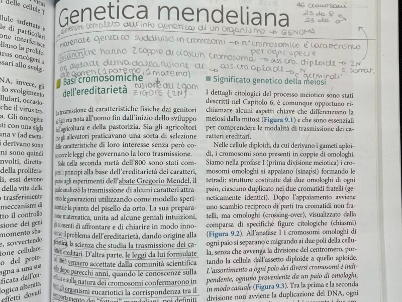 Elementi di Biologia e Genetica