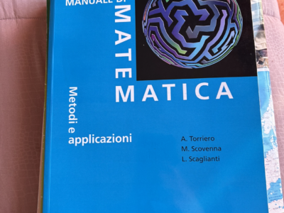 Manuale di matematica, metodi e applicazioni