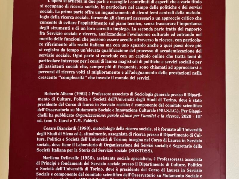 Metodologia della ricerca e servizio sociale - Seconda edizione