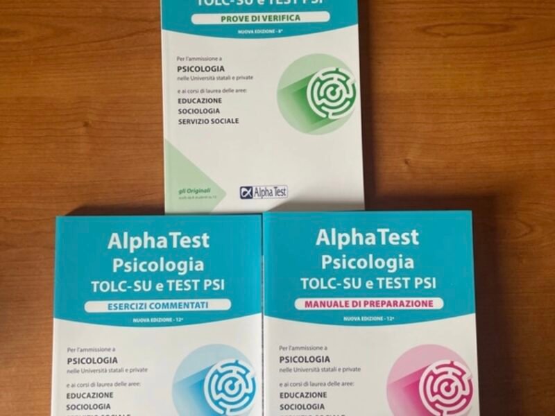 Alpha test psicologia, sociologia, educazione