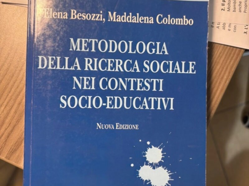 metodologia della ricerca sociale nei contesti socio-educativi