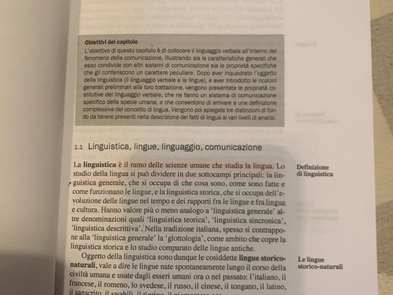 La linguistica Un corso introduttivo