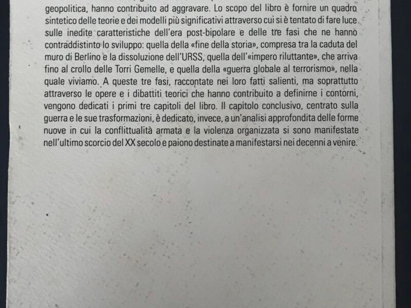 Oltre il Bipolarismo - Scenari e interpretazioni della politica mondiale a confronto