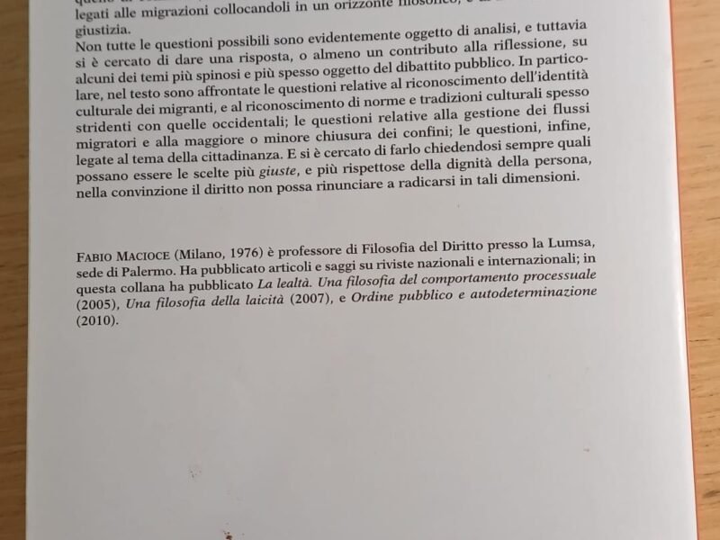 IL NUOVO NOI - La migrazione e l'integrazione come problemi di giustizia