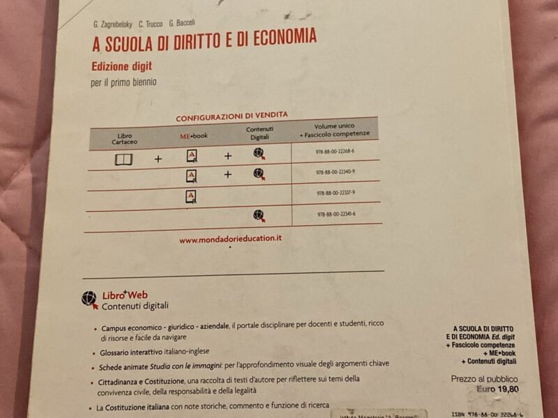 A scuola di diritto e di economia