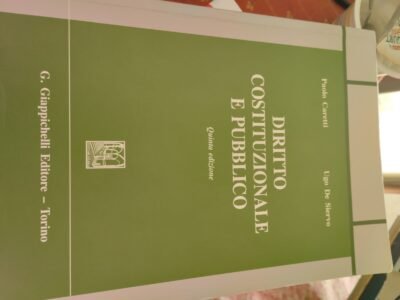 diritto costituzionale e pubblico