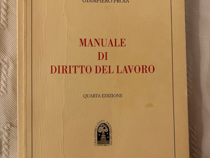 Manuale di diritto del lavoro