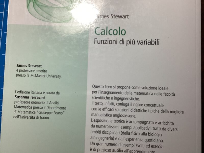 Calcolo. Funzioni di più variabili