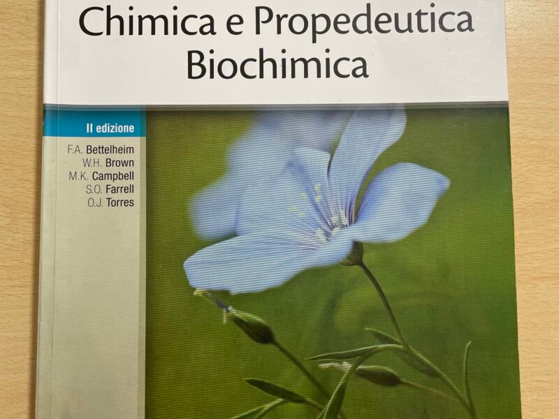 Chimica e Propedeutica Biochimica