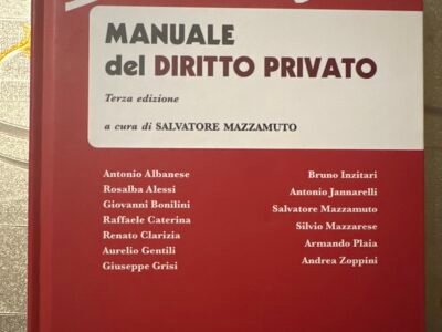 Manuale del diritto privato