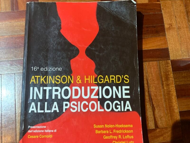 Introduzione alla psicologia, 16 edizione