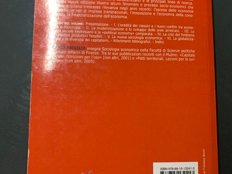 Sociologia economia II. Temi e percorsi contemporanei