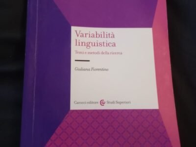 Variabilità linguistica - temi e metodi della ricerca