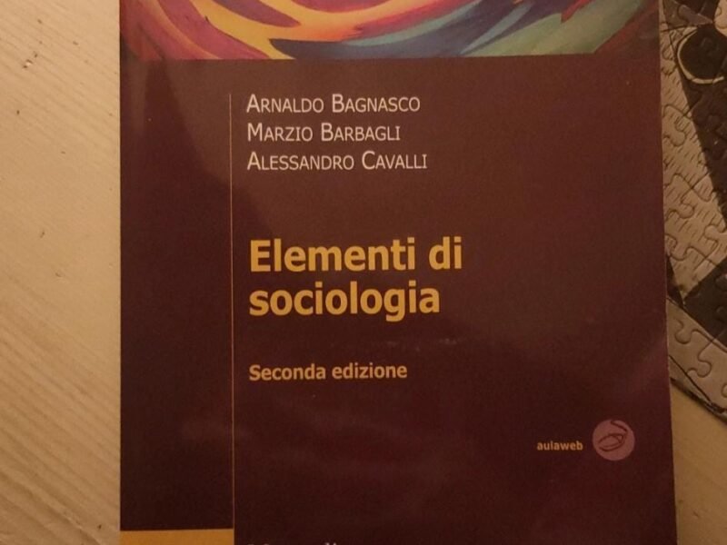 Elementi di sociologia generale seconda edizione