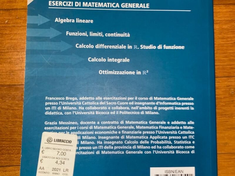 Esercizi di Matematica Generale