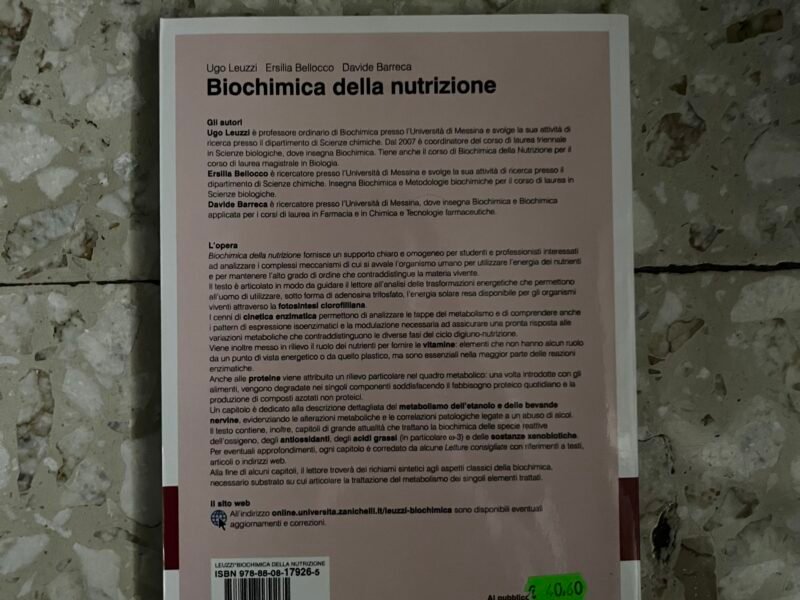 Biochimica della nutrizione