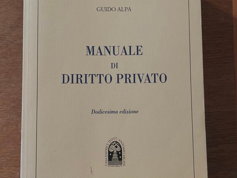 Manuale di diritto privato