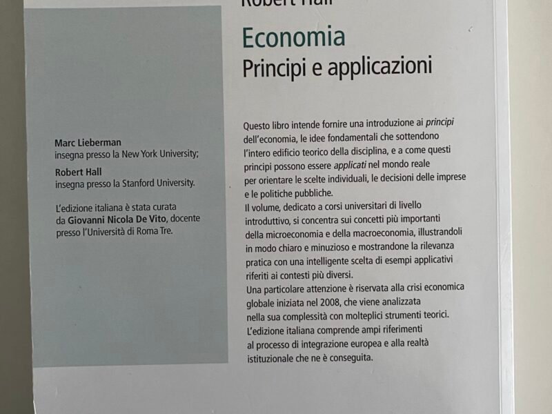 Economia. Principi e applicazioni