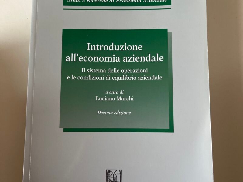 Introduzione all’economia aziendale