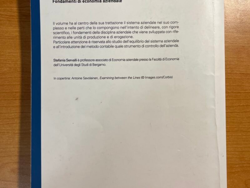 Fondamenti di Economia Aziendale