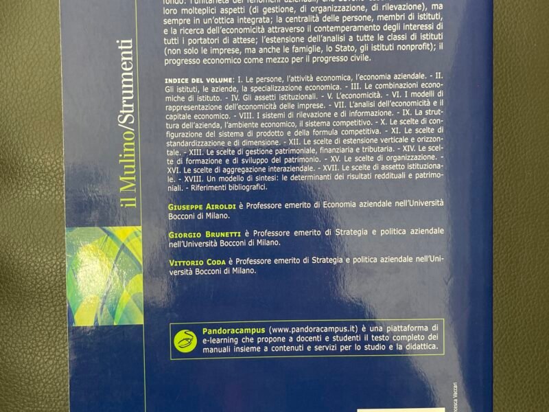 Corso di economia aziendale