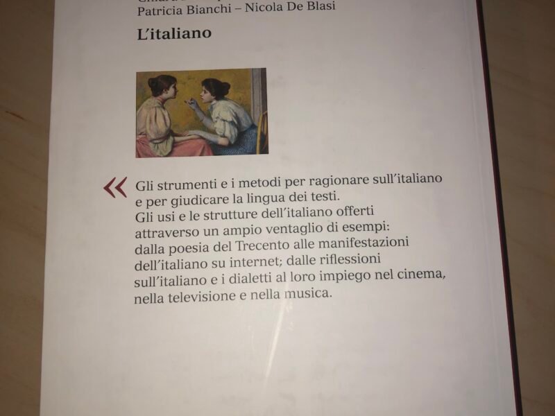 L’italiano: varietà, testi, strumenti
