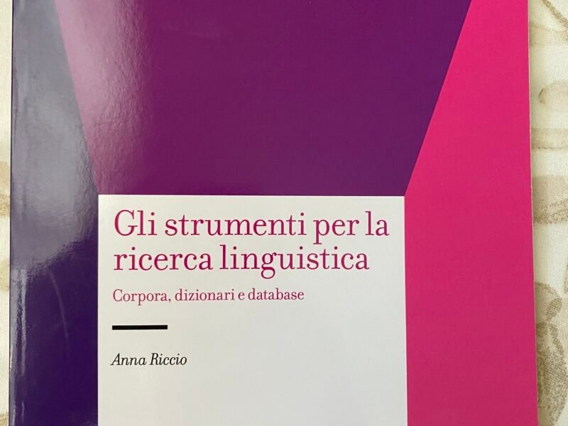 Gli strumenti per la ricerca linguistica, corpora dizionari e database