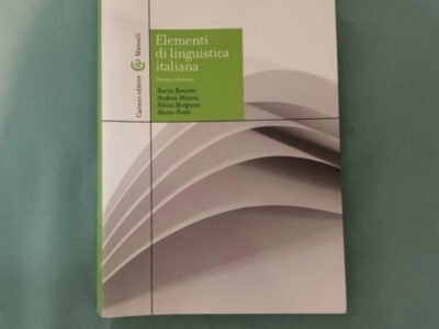 Elementi di linguistica italiana