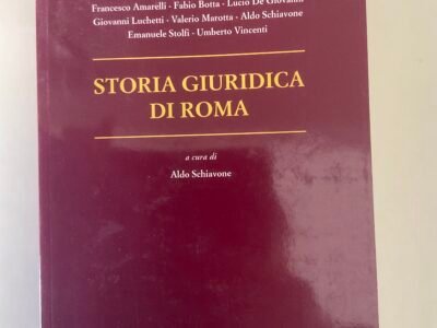 Storia giuridica di Roma di Aldo Schiavone