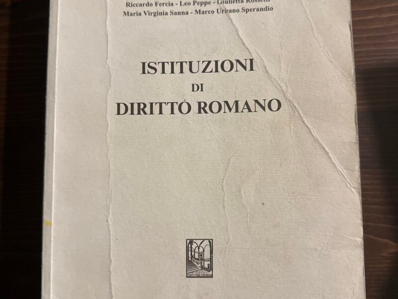 Istituzioni di diritto romano