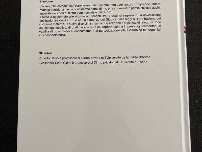 Diritto privato quinta edizione