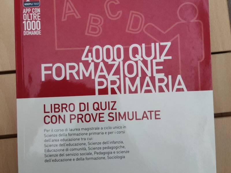 Formazione primaria libro di teoria, quiz