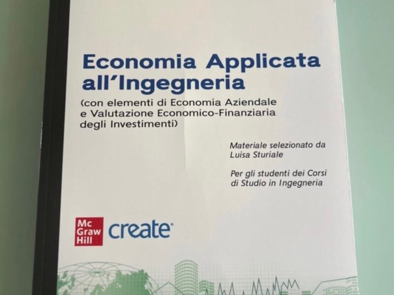 Economia applicata all'ingegneria - Luisa Sturiale