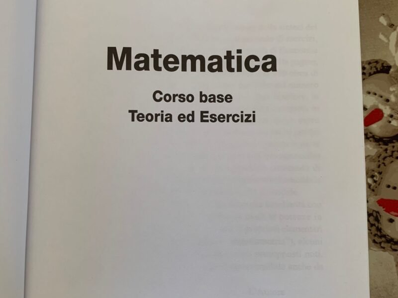 MATEMATICA Corso base Teoria ed Esercizi