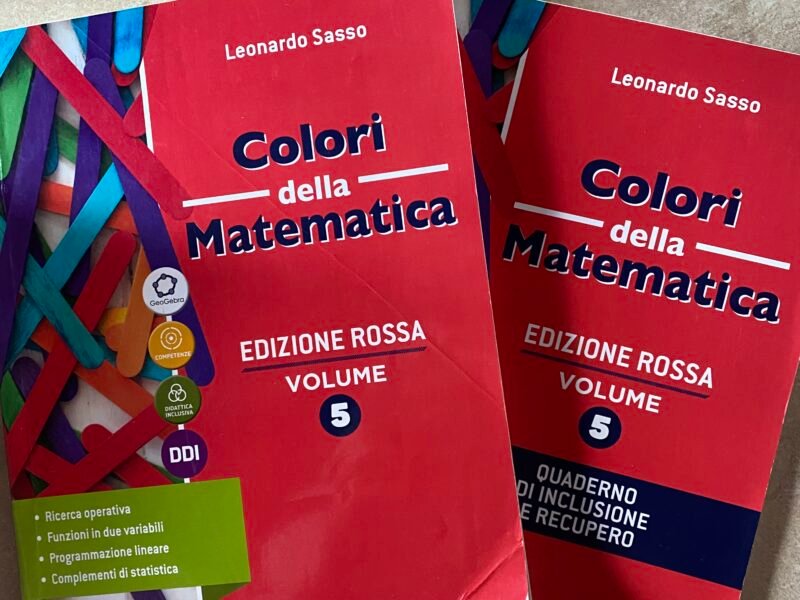 colori della matematica. edizione rossa. 5 superiore