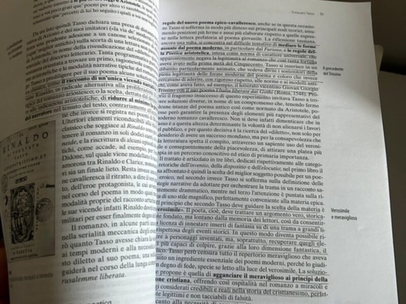 Letteratura italiana (Da tasso a fine Ottocento)