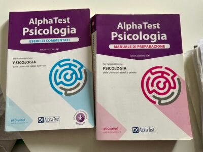 2 libri test di ingresso a psicologia