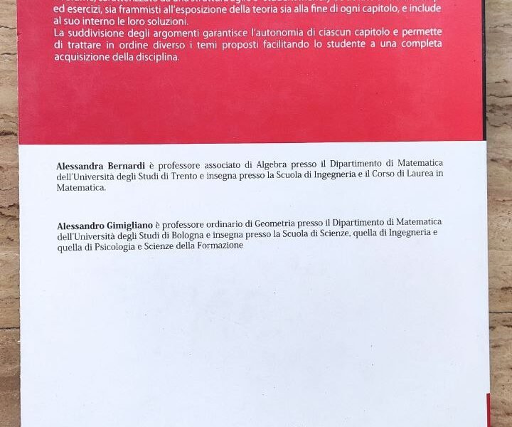 Algebra lineare e geometria analitica