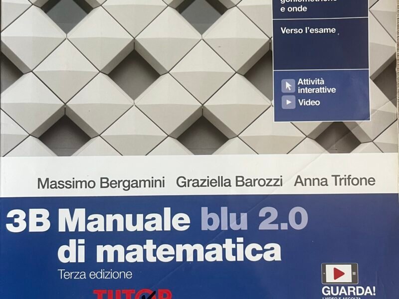 Manuale blu 2.0 di matematica,volumi 3A-3B