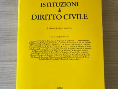 Istituzioni di diritto civile 8 edizione