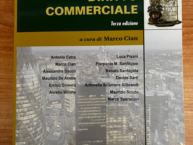 Manuale di diritto commerciale