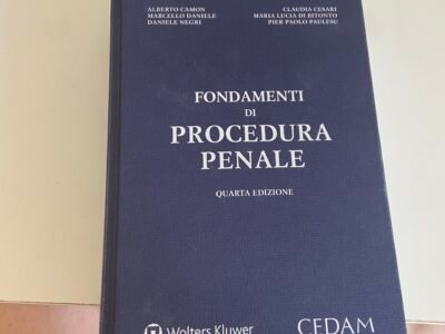 Fondamenti di procedura Penale, IV edizione