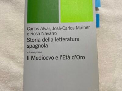 Storia della letteratura spagnola, volume I